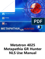 Metatron 4025-Metapathia GR Hunter NLS Use Manual PDF