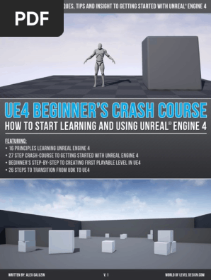 Unreal Engine 4 Beginners Crash Course V1 Pdf 3 D Computer