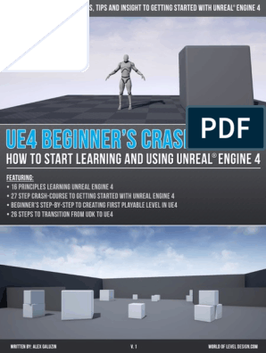 Unreal Engine 4 Beginners Crash Course V1 Pdf 3 D Computer