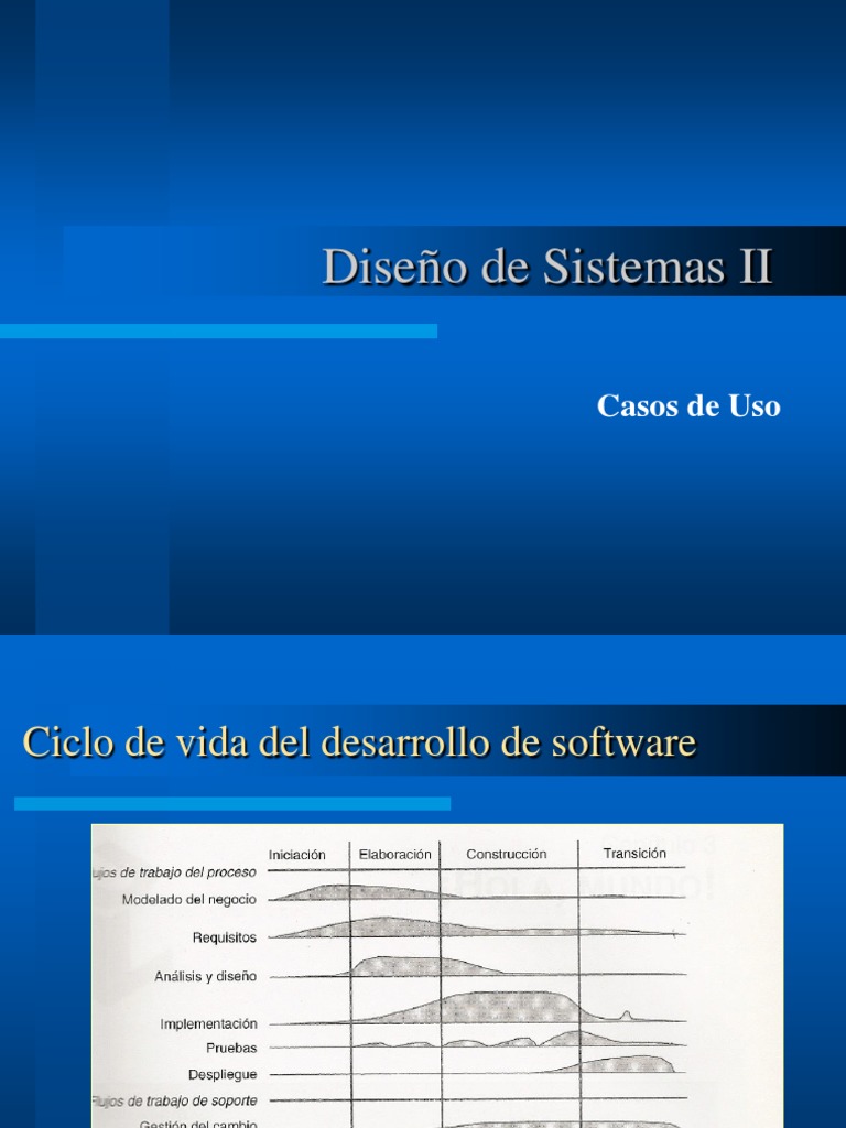 Casos de Uso en Diseño de Sistemas II | PDF | Caso de uso | Sistema