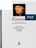 Bayod, J. y Parellada, J. - Estudio Introductorio Al Vol. Erasmo de Rotterdam de La Colección Grandes Pensadores de Gredos