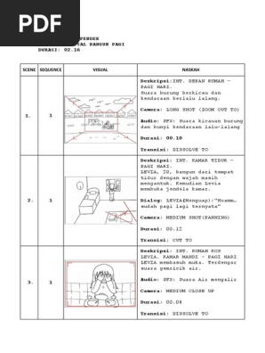 Contoh Storyboard Pdf