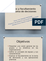 Equipos y Facultamiento en La Toma de Decisiones