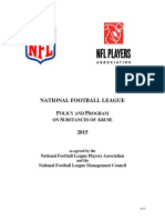 2015 NFL Policy and Program on Substances of Abuse