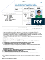 Admit Card JEE PDF