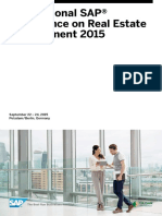 SAP Real Estate 2015