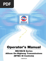 Allison crt 3531 repair manuals
