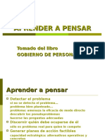 Aprender A Pensar