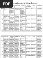 Old Fashioned Education 1 Grade Schedule