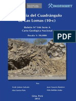 Boletin #146 - Geología Del Cuadrangulo de Las Lomas (10-C)