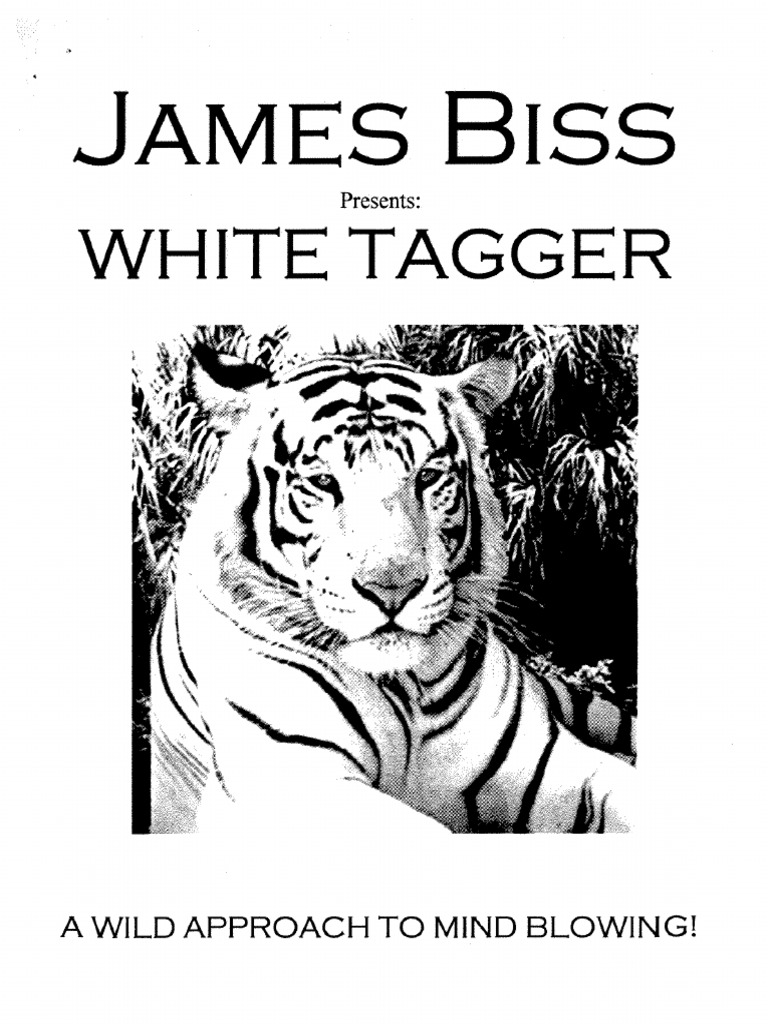 James Bisss White Tagger Pluse | PDF