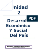 Desarrollo Social y Economico