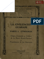 La Civilización Guaraní del Dr. Moises Santiago Bertoni Parte 1 Etnología, Puerto Bertoni-Paraguay año 1922