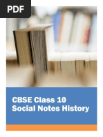 Download CBSE Class 10 Social Science History Notes by ncertsoluitons SN318449711 doc pdf