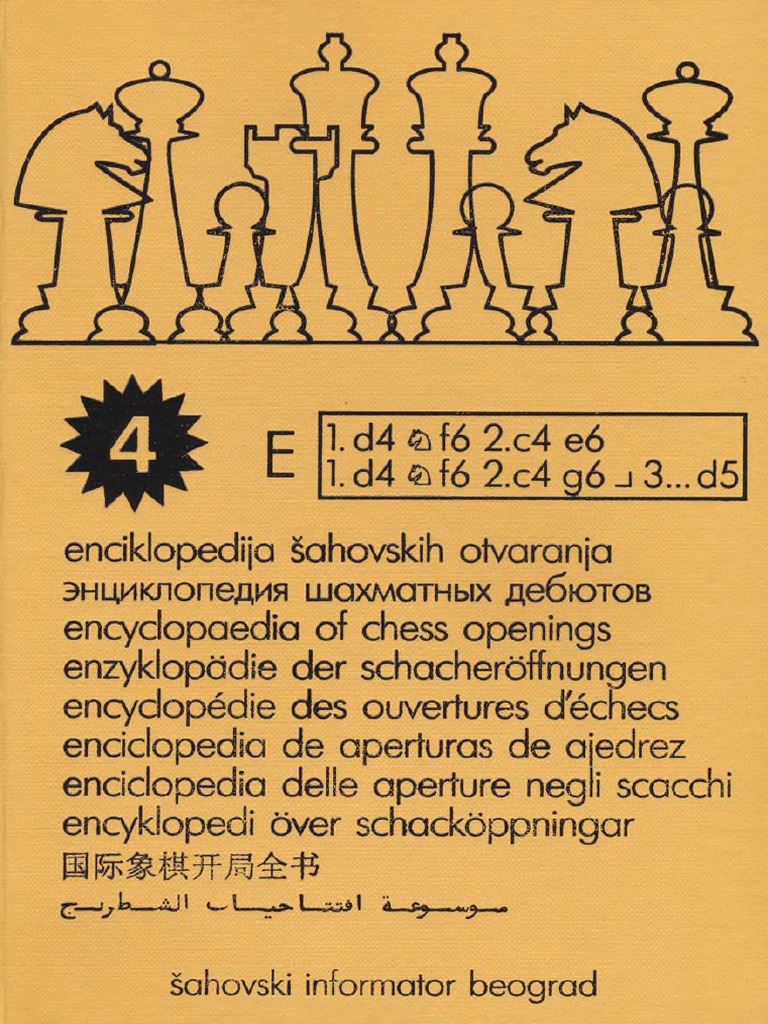 Encyclopedia of Chess Openings Volume E | PDF