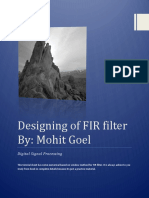 Designing of FIR Filter