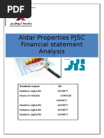 Financial Ratio Analysis Aldar Updated