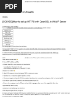 (SOLVED) How To Set Up HTTPS With OpenSSL in WAMP Server - From Mind To World