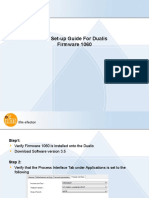 EIP Set-Up Guide For Dualis Firmware 1060