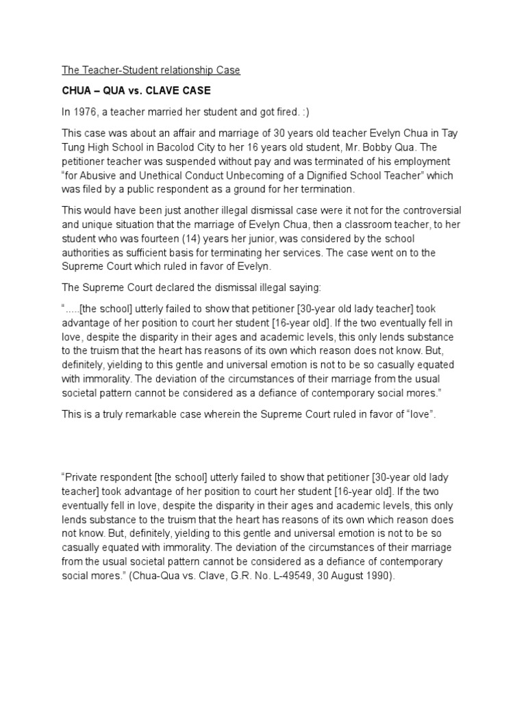 Chua Qua vs. Clave Case PDF