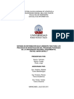 Web Information System For Processes Research of Graduate Program at National University Experimental "Rafael Maria Baralt"