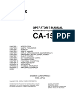 CA-1500 Operators Manual
