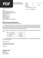 Surat Mohon Berhenti Sekolah