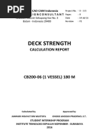 Deck Strength Calculation Report