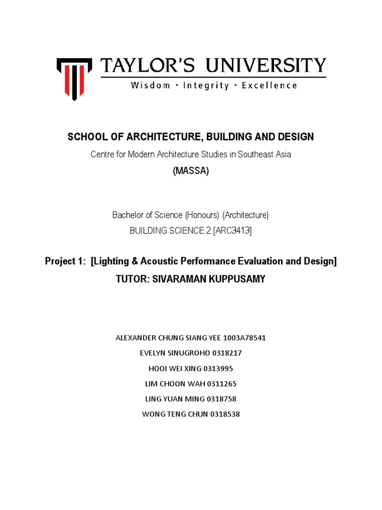 Building Science 2 Project 1 - Cat in The Box | PDF | Lighting | Microphone