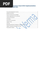 Oracle Procurement Cloud 2016 Implementation Essentials