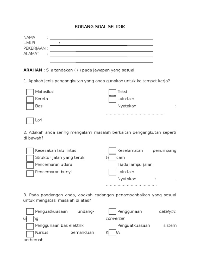 Contoh Soalan Geografi Tingkatan 3 - 31 Ogos 2020