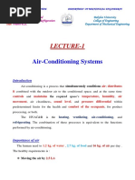 Air conditioning system lecture