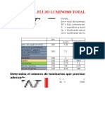 Calculo de Luminarias