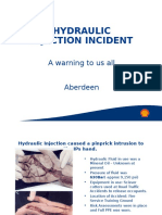 Hydraulic Injection Injury Learning