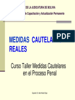 Medidas Cautelares Reales