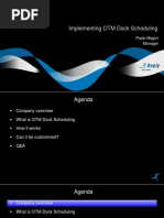 C14E 04 Paolo Magini Implementing OTM Dock Scheduling