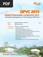 Download Global Photovoltaic Conference 2014 International Symposium on Photovoltaics ISP 2014 by atswalla SN318467728 doc pdf