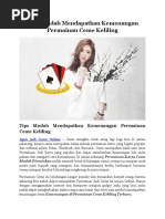 Download Cara Mudah Mendapatkan Kemenangan Permainan Ceme Keliling by Jasmine Wijaya SN318468723 doc pdf