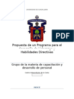 Programa de Liderazgo Para Administradora