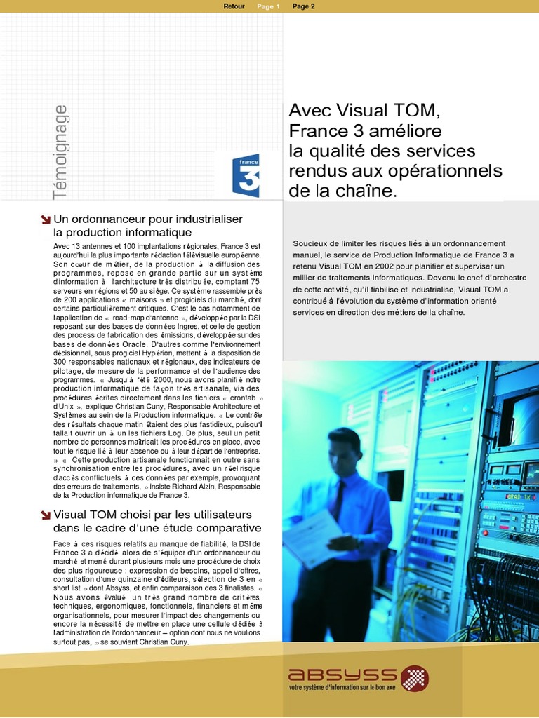 Visual TOM | PDF | Informatique | Application