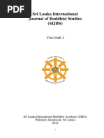 Sri Lanka Journal of International Buddhist Studies