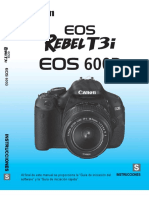 Manual Canon T3i Espanol PDF