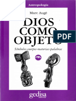 AUGÉ, M. Dios Como Objeto PDF