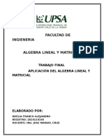 Algebra Lineal y Matricial