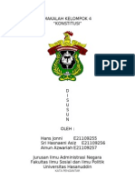 Download Paper Kelompok 4 Konstitusi Indonesia by Hans Jonni SN31847931 doc pdf