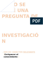 Como Se Hace Una Pregunta de Investigación