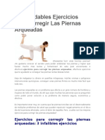 3 Formidables Ejercicios para Corregir Las Piernas Arqueadas