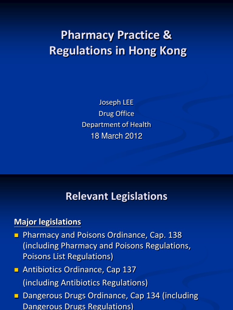 Dangerous Drug Regulations Overview | PDF | Pharmaceutical Drug ...