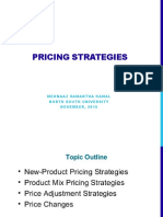 Pricing Strategies: Mehnaaz Samantha Kamal North South University NOVEMBER, 2015