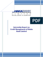 Internship Report On Credit